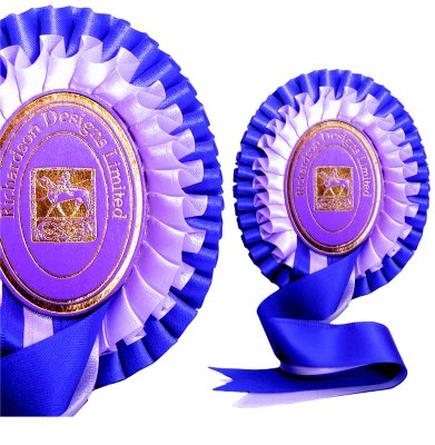 Two Tier Oval Standard Rosette